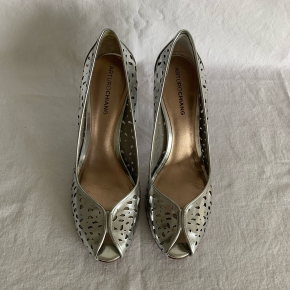 Arturo Chiang peep-toe pumps - Picture 1 of 10